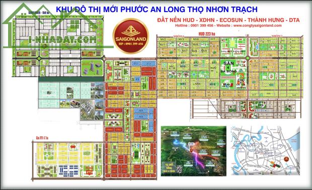 Saigonland Mua Nhanh Bán Nhanh nền dự án HUD và XDHN sổ sẵn  tại Nhơn Trạch Đồng Nai. - 4