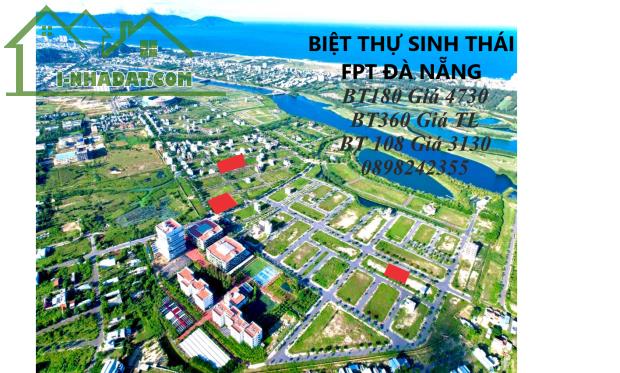 Đất nền FPT Đà Nẵng - lô LK giá nhỉnh 2,9 tỷ - lô góc đối diện trường FPT giá 36,5tr/m2 - 2