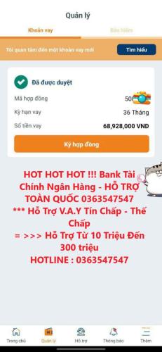 HOT HOT HOT !!! Bank Tài Chính Ngân Hàng - HỖ TRỢ TOÀN QUỐC 0363547547 - 4