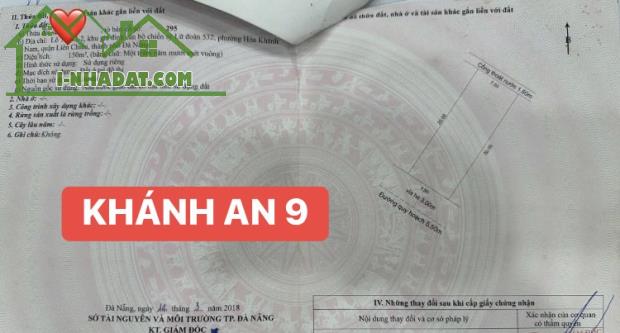 BÁN ĐẤT BIỆT THỰ 532 ĐƯỜNG KHÁNH AN 7-HOÀ KHÁNH NAM -LIÊN CHIỂU