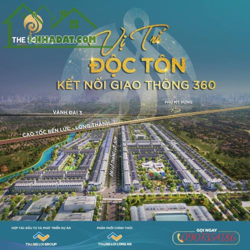 THANH LÝ ĐẤT NỀN NGAY KCN HẢI SƠN , DỰ ÁN THE SOL CITY CẦN GUỘC ,LONG AN, 100M2, THỔ CƯ 10