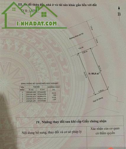 Bán đất Khu đô thị ICC Lạch Tray - Lê Chân, 81m, MT5m, Hướng Tây Bắc, GIÁ 88 tr/m - 1