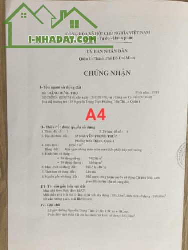 Nhà bán hợp tác  Dự án 37 Nguyễn Trung Trực, P.Bến Thành, Q.1 - 3