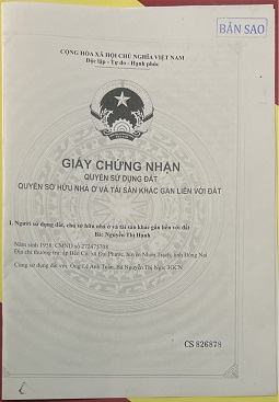 Chính chủ cần bán nhà đất Xã Đại Phước, Huyện Nhơn Trạch, Tỉnh Đồng Nai. - 1