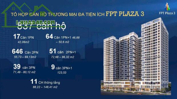 FPT PLAZA 3 - GIÁ ƯU ĐÃI CHỈ TỪ 1,19 TỶ / CĂN - Chọn căn liên hệ Đắc Ngọc - 1