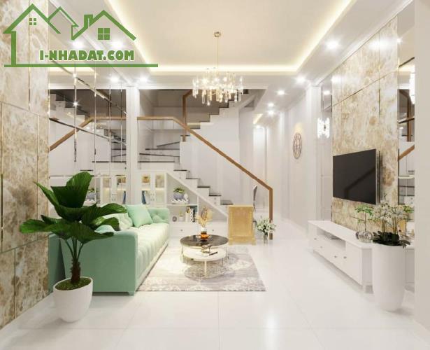 Nguyễn Xí bình thạnh nhà bán 42m2 4 tầng mới full nộ thất ngang hơn 4m nhỉnh nhẹ 6 tỷ - 2