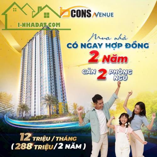 Bạn Có Dám Tin 53m2 Làm Được 2PN, 2WC Không?? Bcons Avenue Có Ngay Ạ