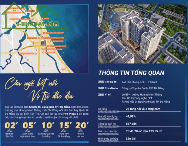 1,19 TỶ SỞ HỮU CĂN HỘ FPT PLAZA3 - LIÊN HỆ ĐỂ NHẬN THÔNG TIN VÀ CHỌN CĂN - 1