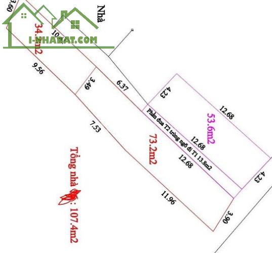 BÁN ĐẤT TẶNG NHÀ MẶT NGÕ 2OTO TRÁNH NHAU TẠI GIẢI PHÓNG-GIÁP BÁT - 2