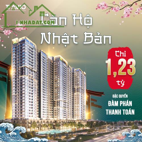 Từ 123 triệu có ngay căn hộ Nhật Bản TT Aio , được trao đổi lịch thanh toán với CĐT