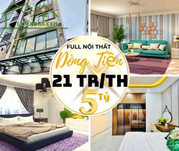 Bán nhà quận tân bình,kế vincom plaza cộng hòa,40m2,thu nhập 21tr tháng,NT full,5Tỷ