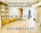 BÁN ĐẤT LIỄU GIAI BA ĐÌNH 100M2-MT 6M-GIÁ CHÀO 13,5 TỶ-THƯƠNG LƯỢNG