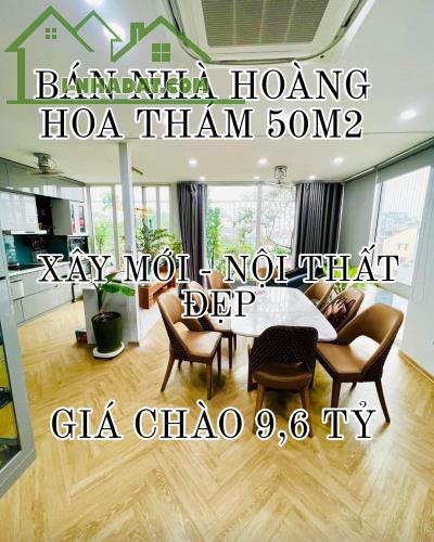 BÁN NHÀ HOÀNG HOA THÁM BA ĐÌNH 50M2-5 TẦNG-MT 6M-GIÁ CHÀO 9,6 TỶ-THƯƠNG LƯỢNG