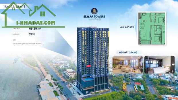 Căn hộ khan hiếm mặt sông Hàn, sở hữu lâu dài - siêu phẩm SAM Towers