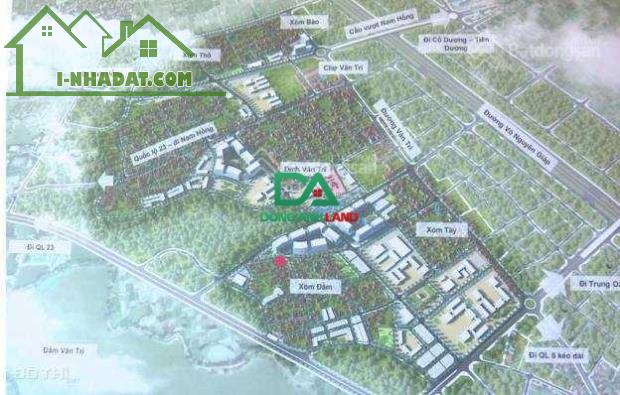 Bán đất đấu giá xã Vân Nội Đông Anh- khu X5 thôn Đông Tây