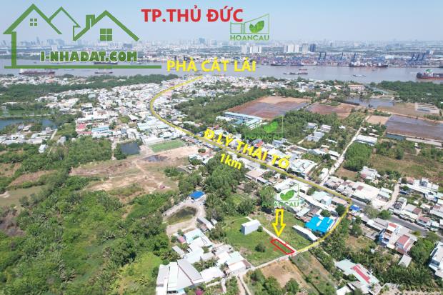 Chủ bán nền 118m2 thổ cư 2 mặt tiền, cách phà Cát Lái 1km, thích hợp an cư