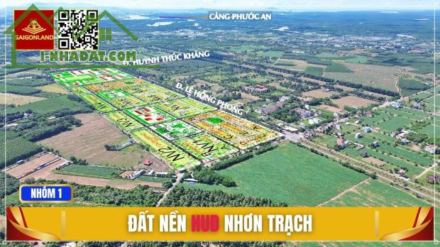 Saigonland Nhơn Trạch - Nhận ký gửi mua bán Đất nền sổ sẵn dự án Hud Nhơn Trạch - 1