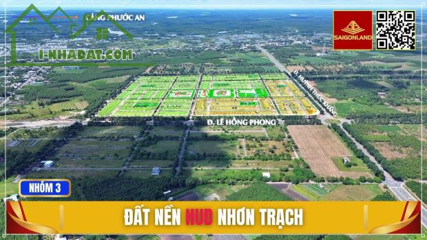 Saigonland Nhơn Trạch - Nhận ký gửi mua bán Đất nền sổ sẵn dự án Hud Nhơn Trạch - 3