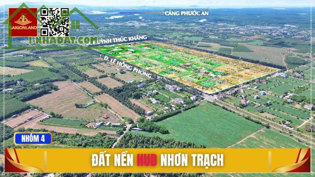 Saigonland Nhơn Trạch - Nhận ký gửi mua bán Đất nền sổ sẵn dự án Hud Nhơn Trạch - 4