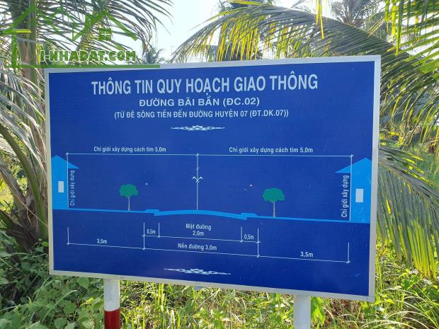 Chính Chủ Cần Bán 3,8 Công Đất Ao Vuông Tôm Tại Xã Định Trung, Bình Đại, Bến Tre - 4