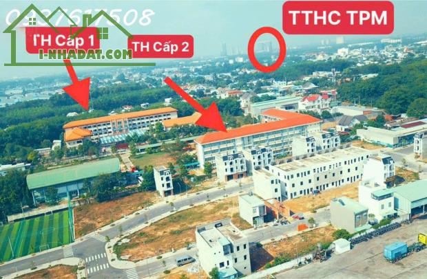 Bán Đất Mặt Tiền Đường Nhựa 16m Đối Diện Cổng Trường Học Cấp 1 cấp 2 - Phường Phú - 2