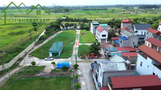 BÁN ĐẤT ĐẤU GIÁ X4 THÔN ĐỒNG NGUYÊN KHÊ MẶT ĐƯỜNG 25M CÔNG VIÊN PHẦN MÊM VINTECH - 1