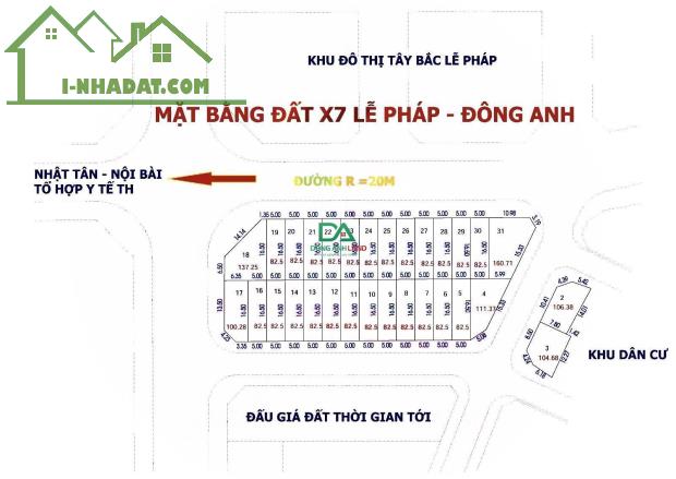Bán đất đấu giá Lễ Pháp Tiên Dương Đông Anh (X7 Lễ Pháp) gần công viên Kim Quy - 5