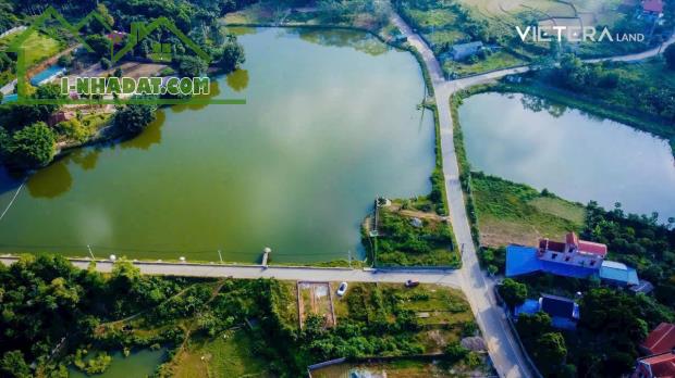 Bán đất View Hồ Phú Mãn tay chạm nước 90.2m nở hậu Full thổ cư 3.7 tỷ. - 1