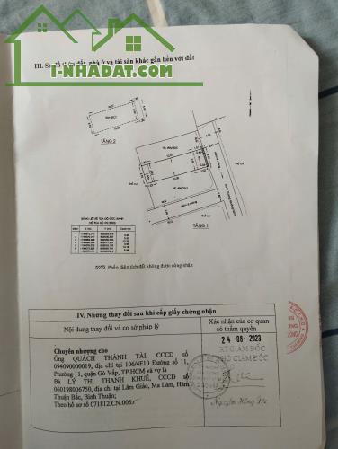 Bán đất 496/25/ Dương Quảng Hàm, P.6,  Gò Vấp: 4 x 14, giá 5,8 tỷ