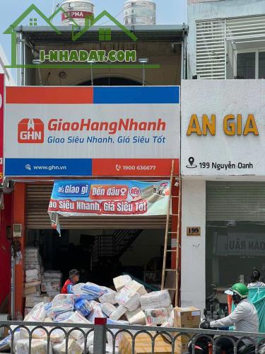 Cần bán gấp nhà xây kiêng cố 2 mặt tiền Nguyễn Oanh và MT hẻm 2m. p. 17, GV - 4