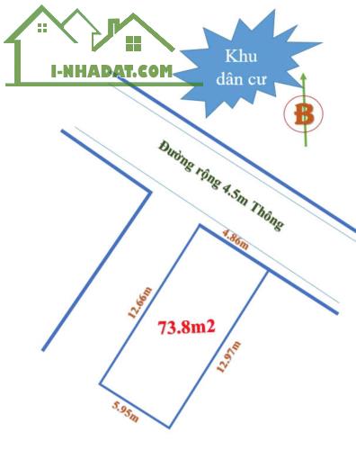 Đất Cộng Hòa, Phù Linh Lô góc 74m2, MT5m hai ô tô tránh giá hơn tỷ - 1