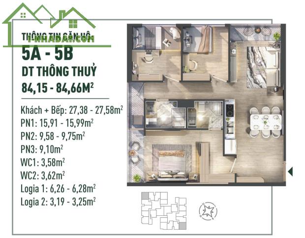 Chỉ 450 triệu sở hữu căn hộ ký HĐMB The Fibonan Ecopark. HTLS 0% 18 tháng, CK 6% GTCH - 4