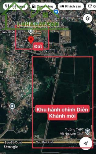 ĐẤT BÁN XÃ DIÊN LẠC NGAY TRUNG TÂM HÀNH CHÍNH HUYỆN DIÊN KHÁNH 154M2 THỔ CƯ - 4