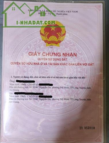 CHÍNH CHỦ Cần Bán Đất Tặng Nhà Tại Phường Mỹ Bình, TP. Long Xuyên, An Giang - 1