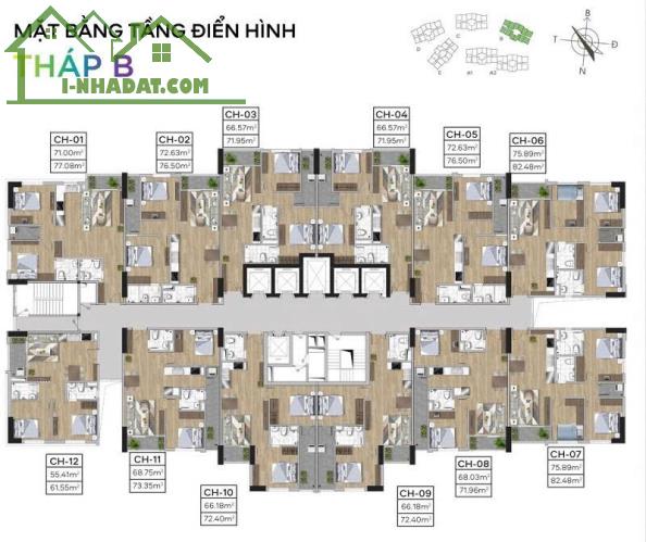 Cơ hội sở hữu căn hộ đẹp nhất tại Tecco Elite City- Toà B - 1