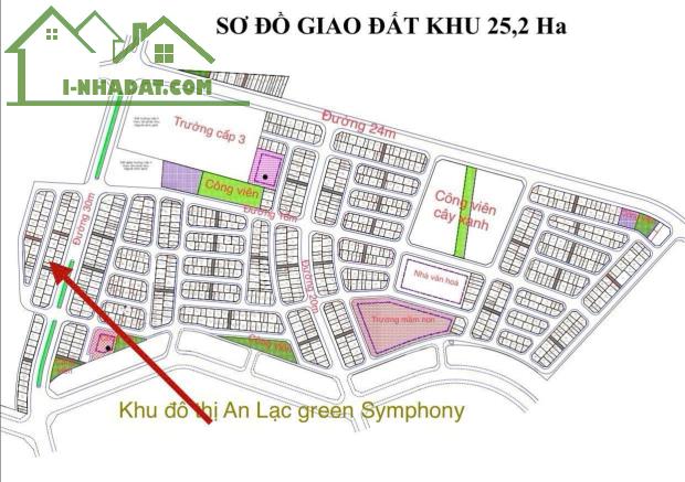 Lô đất đẹp khu 25,2 ha Vân Canh gần dự án An lạc Green Sympony - 3