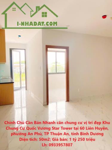 Chính Chủ Cần Bán Nhanh căn chung cư vị trí đẹp Khu Chung Cư Quốc Vương Star Tower tại TP - 4