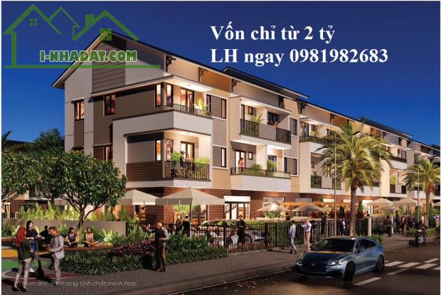 Mua ngay! Giá gốc mở bán! Shophouse120m2 cạnh Vinhomes Riverside Long Biên,, vốn từ 2 tỷ