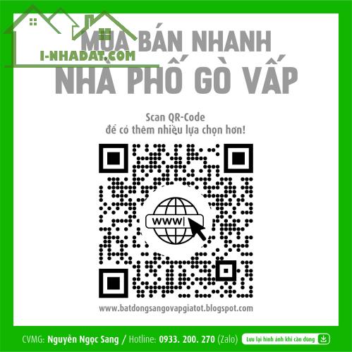 ✅  Bán nhà siêu phẩm vị trí vàng ngã 6 gò vấp, 5 tầng, 42m2, 4PN, 4WC – Giá: 5.1 tỷ - 1