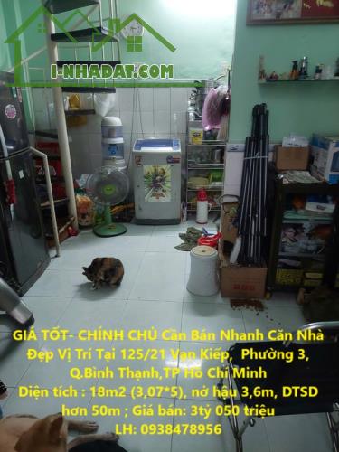 GIÁ TỐT- CHÍNH CHỦ Cần Bán Nhanh Căn Nhà  Đẹp Vị Trí Tại Quận Bình Thạnh, TP HCM - 4