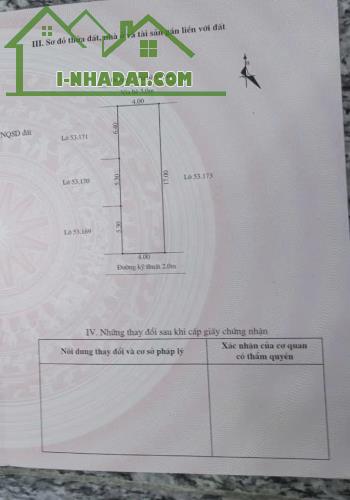 Cần bán nhanh lô 53.172 đường nhánh Hoàng Quốc Việt chỉ 3,12 tỷ - 3