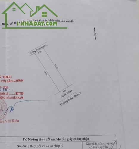 Bán nhà Đường 5.5m Xuân Thiều 9, Hòa Hiệp Nam - DT: 72m2, Giá 2.9 tỷ tl - Gần biển - 2