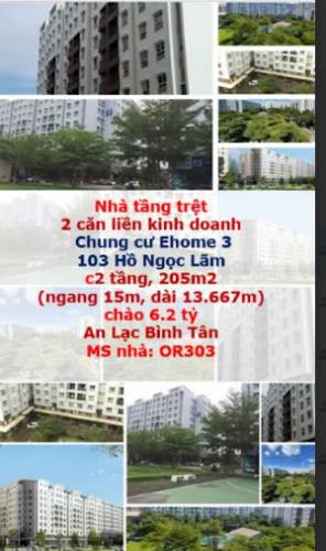 SHOP HOUSE TẦNG TRỆT EHOME 3 , BÌNH TÂN 205 M2,6 PN,  6,2 TỶ - 2