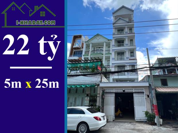 BÁN NHÀ MẶT TIỀN BÙI VĂN BA QUẬN 7. 7 TẦNG. DT: 5 X 25M, 18 PHÒNG