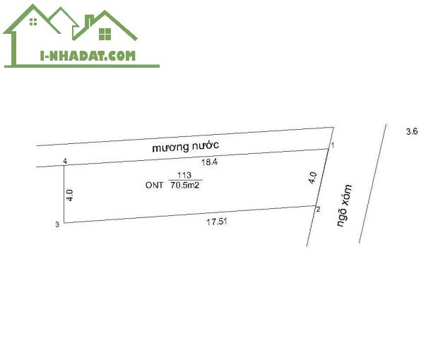 dt; 65,8m xã dại yên làn 2 tỉnh lộ 419 lô góc thoáng đường ô tô thông - 1