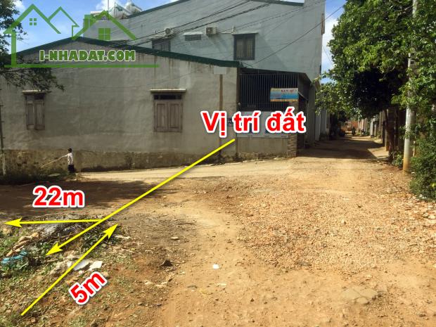 Bán Đất thổ cư hẻm 404 Hùng Vương - Tp BMT. Dt: 5x22m Tc 100%. Giá chỉ 1.8 tỷ - 3