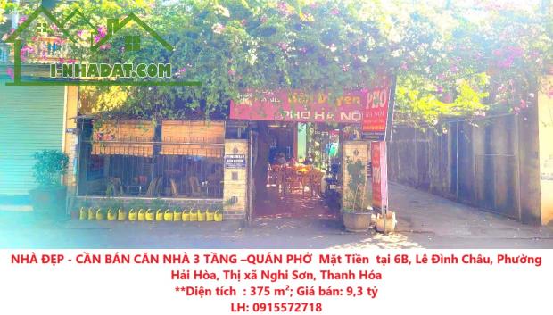 NHÀ ĐẸP - CẦN BÁN CĂN NHÀ 3 TẦNG –QUÁN PHỞ  Mặt Tiền  tại Phường Hải Hòa, TX  Nghi Sơn, - 4