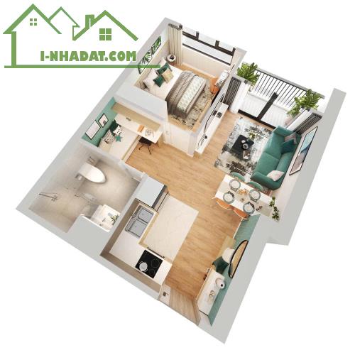 CHÍNH CHỦ BÁN CĂN HỘ 1 NGỦ +1 - 48M2 - VIEW HỒ - GIÁ TỐT 3TỶ2 BAO PHÍ - TÒA I1 VINHOMES - 1