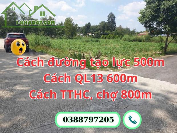 Chỉ 1 lô duy nhất 2 mặt tiền đường - Đất ở Thị Trấn Lai Uyên, Bàu Bàng