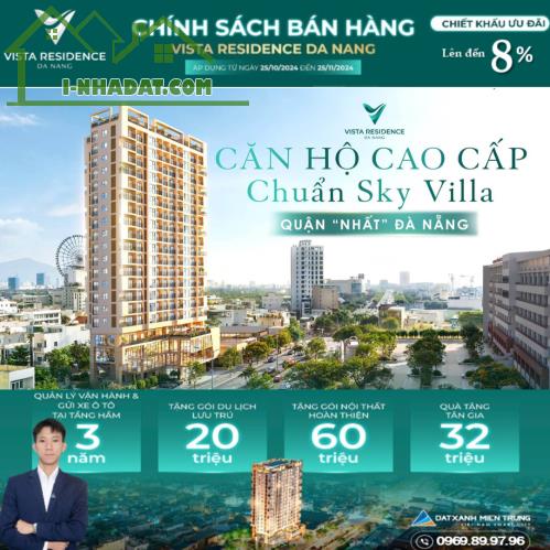 Căn hộ trung tâm hành chính Đà Nẵng - Chỉ 59 triệu/m2 "The Vista Residence Đà Nẵng"